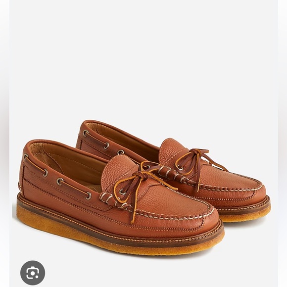 J. Crew Other - J Crew Camden Crepe-Sole Slip-On Loafer in Pebbled Leather BE388 sz 8.5